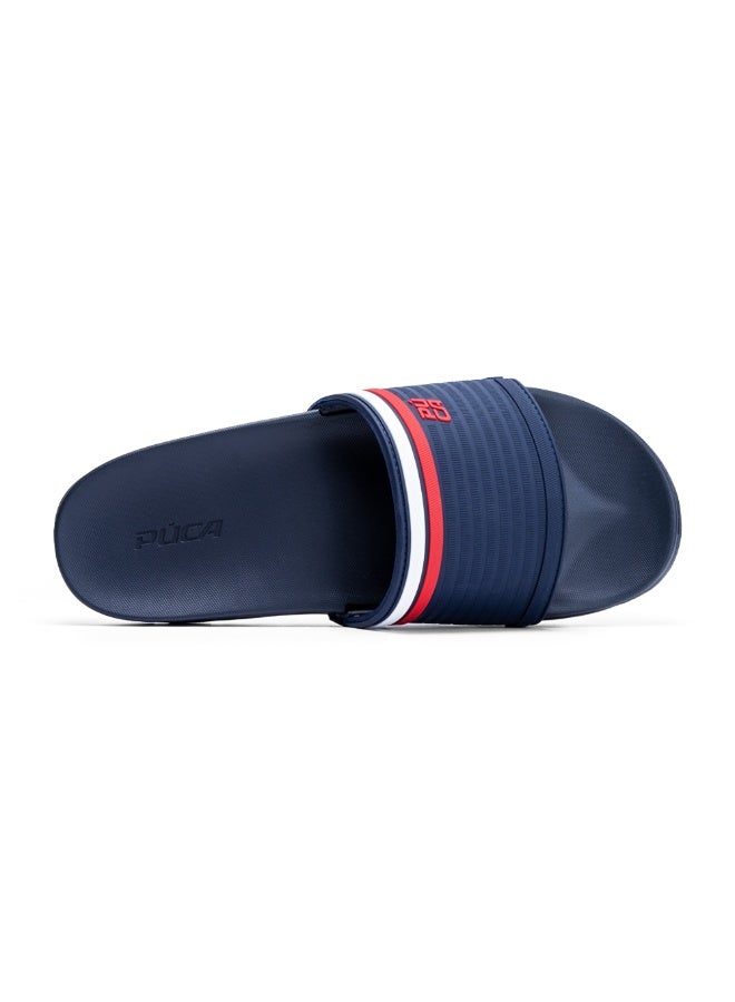 Puca Slider for Men Durable and Light Weight With Maximum Grip Men's Slippers | Slider003 Navy - Image 5