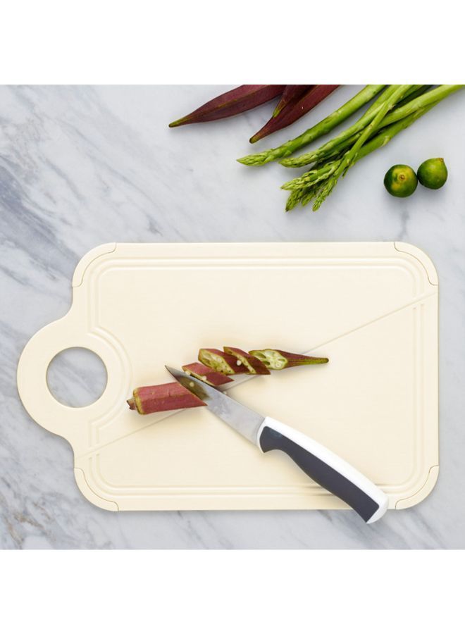 NIBEMINENT Antimicrobial Cutting Board Beige 13x8.3x0.4inch  - Image 2