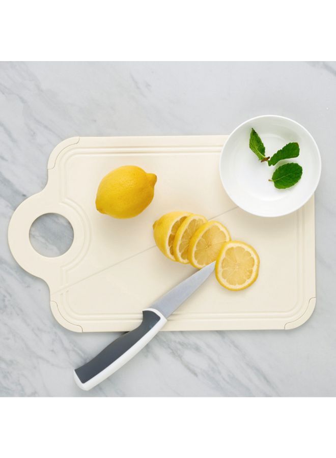 NIBEMINENT Antimicrobial Cutting Board Beige 13x8.3x0.4inch  - Image 1