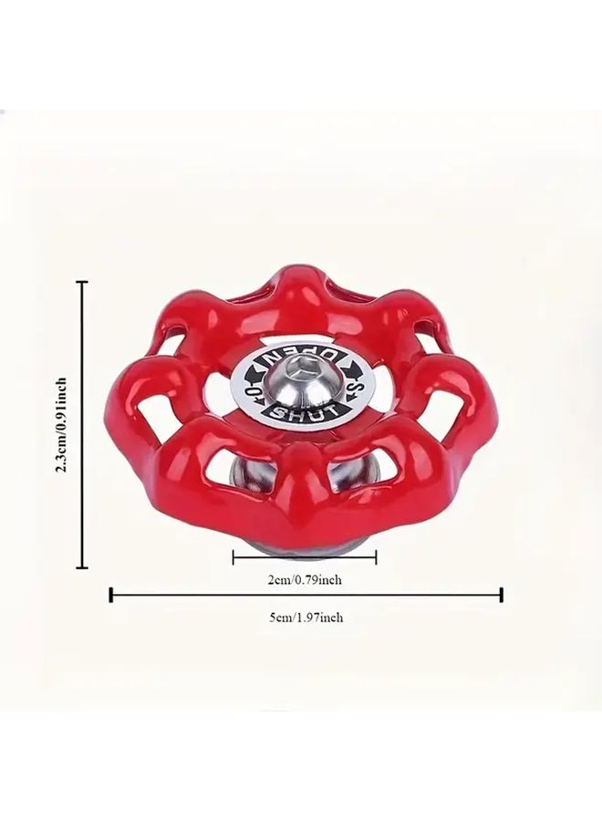 Blue Metal Fidget Spinner Dashboard Ornament for Car Ignition Button Universal Vehicle Interior Accessory - Image 3