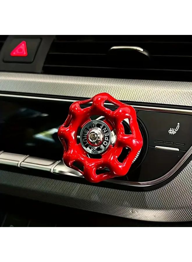 Blue Metal Fidget Spinner Dashboard Ornament for Car Ignition Button Universal Vehicle Interior Accessory - Image 4