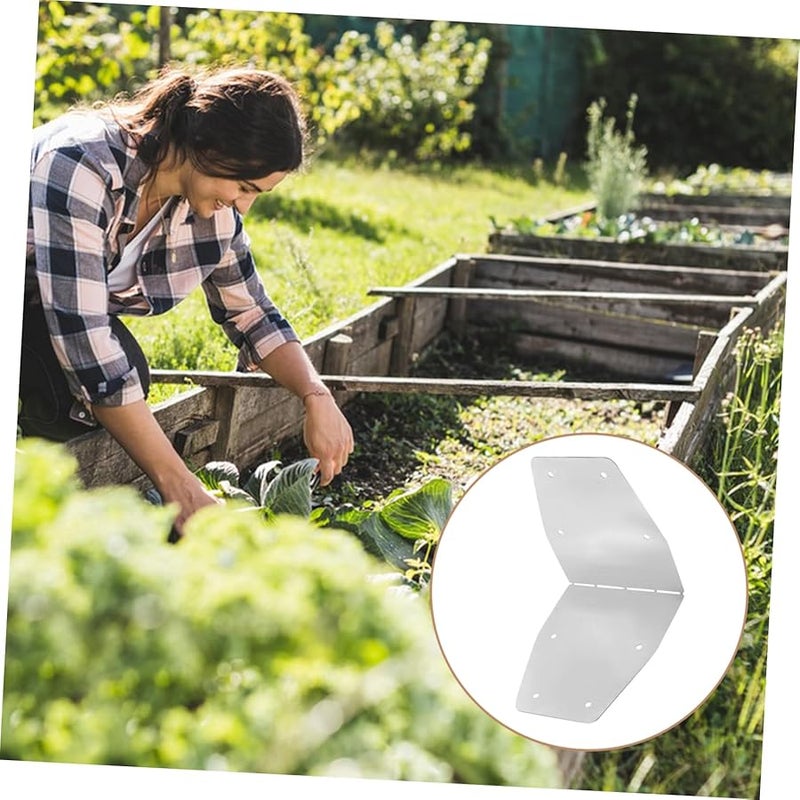 Heavy Duty Metal Garden Bed Corner Bracket Connectors 4 Pack For Raised Beds Furniture - Image 4