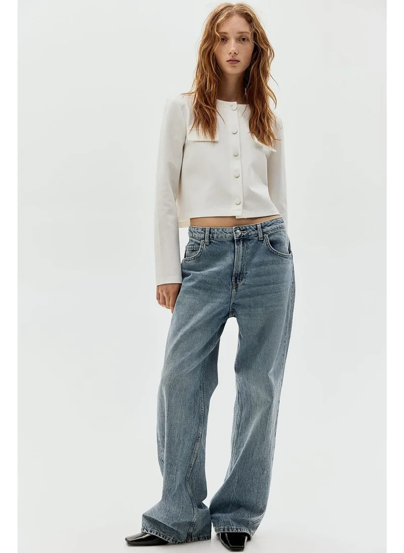 H&M Pocket-detail jersey cardigan