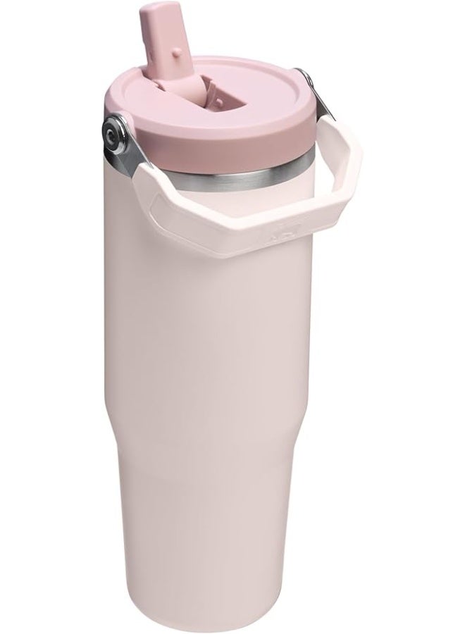 Stanley Rose Quartz Insulated Flask Durable Keeps Drinks Hot or Cold Perfect for Daily Adventures - Image 2