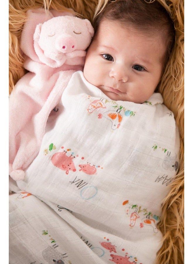 Angel Dear - Pink Piggy, Blankie - Image 2