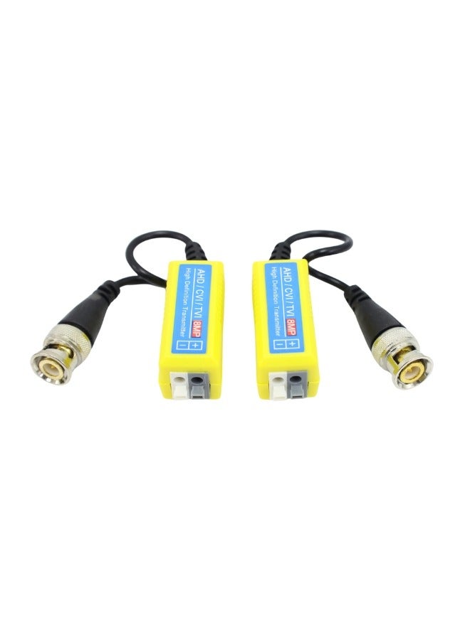 إكس أل تي XLT 8M Video Balun Mini CCTV BNC HD-CVI/TVI/CVBS/AHD أجهزة الإرسال والاستقبال السلبية متوافقة مع /8MP/5MP/4MP/3M720P/960P/1080P. - Image 1
