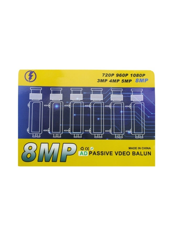إكس أل تي XLT 8M Video Balun Mini CCTV BNC HD-CVI/TVI/CVBS/AHD أجهزة الإرسال والاستقبال السلبية متوافقة مع /8MP/5MP/4MP/3M720P/960P/1080P. - Image 4