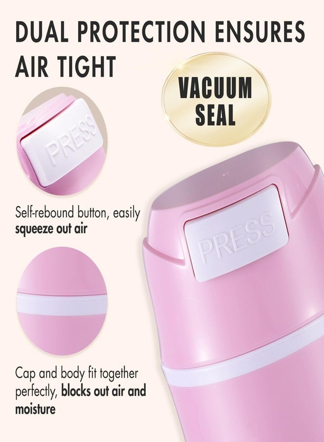 Embagol Eyelash Glue Storage Container Tank - Adhesive Jar Stand Makeup Case Cosmetic Storage Tank - Pink - Image 4