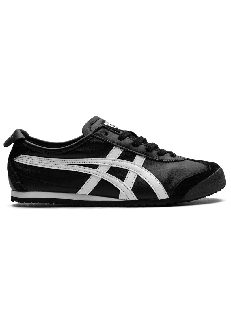 Onitsuka Tiger Mexico 66 Colorblock Sneakers Black/White – Unisex Retro-Inspired Casual Shoes | Lightweight, Breathable & Comfortable Everyday Footwear - Image 1
