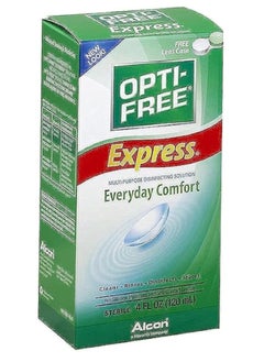 Optifree Express, multi-use, with antiseptic solution There is no redness, irritation or dryness, due to the increased amount of oxygen when taking traditional lens care. It gives better comfort thanks to its ultra-soft and flexible material. It provides a safe and unique way to enhance your appearance. 