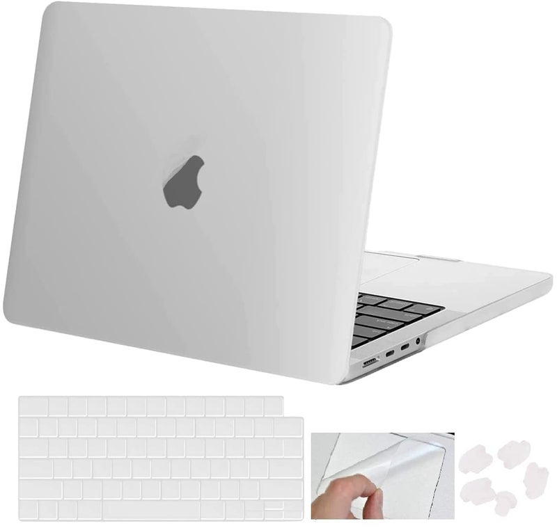 MOCA Case Compatible with MacBook Pro 16 inch Case 2024-2021 M4 M3 M2 M1 Pro/Max with Touch ID A3403 A3186 A2991 A2780 A2485, Hard Shell Cover Case (Smoky Clear) - Image 1