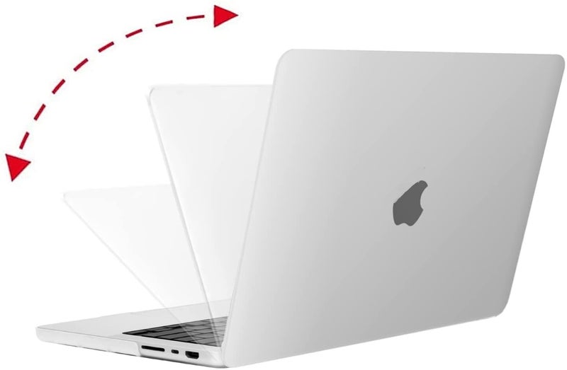 MOCA Case Compatible with MacBook Pro 16 inch Case 2024-2021 M4 M3 M2 M1 Pro/Max with Touch ID A3403 A3186 A2991 A2780 A2485, Hard Shell Cover Case (Smoky Clear) - Image 2