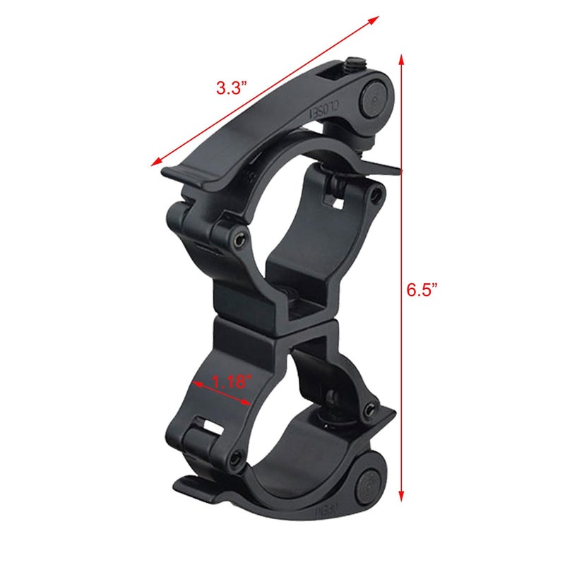 Douzime Lighting Truss Swivel coupler Clamp Fit F34 1.88-2 Inch Pipe Heavy Duty Aluminum Alloy 220 LBs for DJ Stage Lighting Quick Release Quick Lock - Image 5
