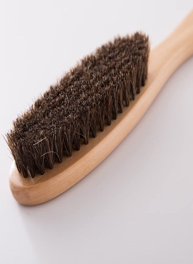 ccHuDE Wooden Clothes Brush Horsehair Garment Brush Lint Remover Brush Furniture Fabric Cleaner Brush Pet Hair Remover Brush Household Cleaning Brushes - Image 4