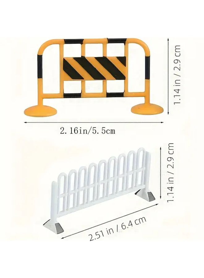 Traffic Safety Educational Playset 19 Pcs Road Signs Accessory Kit Durable Plastic Ages 3 Plus - Image 2