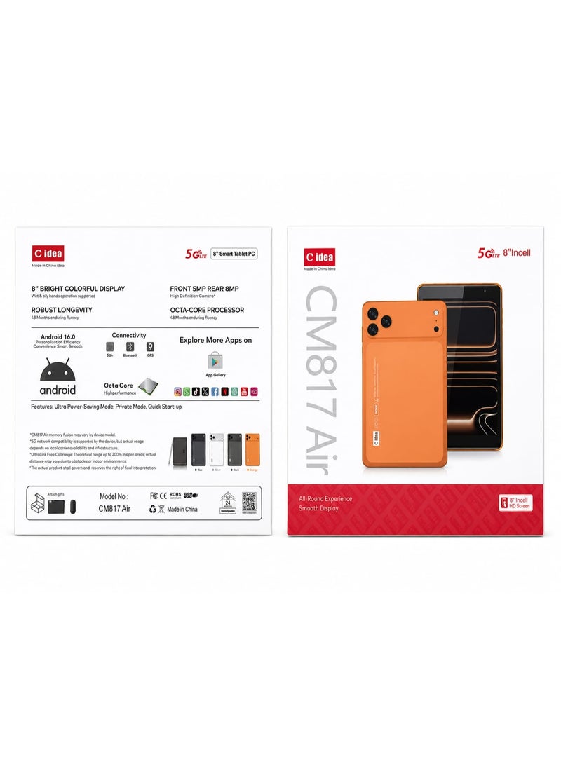 سي آيديا C idea CM817 AIr 8-Inch Smart Tablet - Image 2