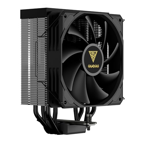 Gamdias Boreas E2 41D Black, CPU Cooler 120mm Fan, CPU Temperature Fan Speed Display | Support AMD & Intel CPU Socket AM5, AM4/ PWM Case Fans/72.94CFM Air Flow/ 4 Heat Pipes - Image 4