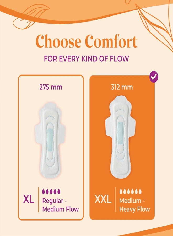 Ammy Super Absorbent Ultra Thin Sanitary Pads - 30 Pcs XXL Size for Heavy Flow | Soft, Rash Free, Leak Lock, 7 Layer Protection & Advanced Gel Lock Feature | Pack of 1 - Image 5