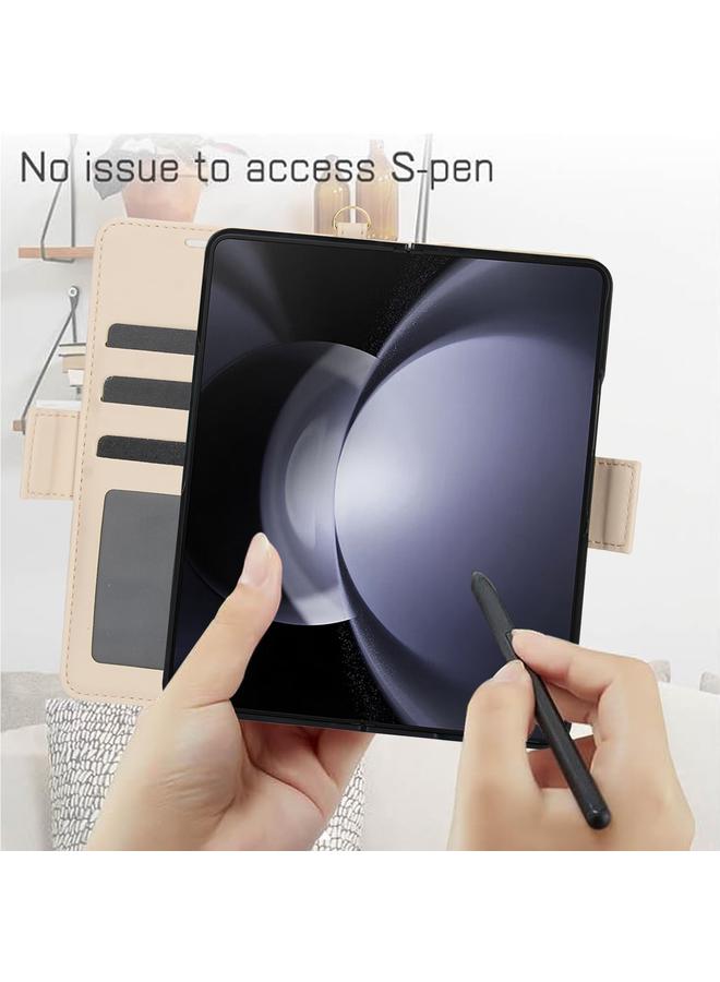 اس-توب جراب هاتف جلدي بمشبك جانبي لهاتف Samsung Galaxy Fold3 5G - Image 3