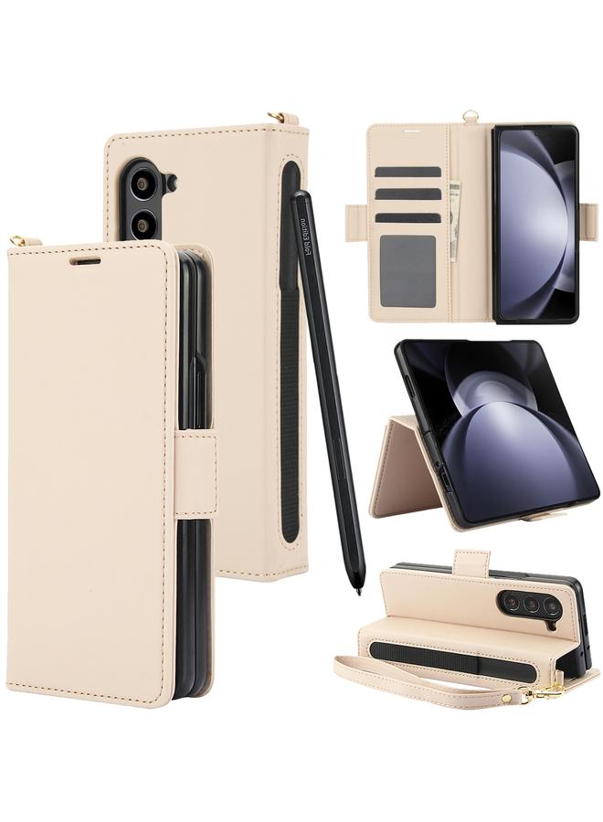 اس-توب جراب هاتف جلدي بمشبك جانبي لهاتف Samsung Galaxy Fold3 5G - Image 1