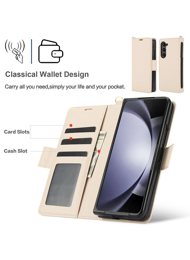 اس-توب جراب هاتف جلدي بمشبك جانبي لهاتف Samsung Galaxy Fold3 5G - Image 4