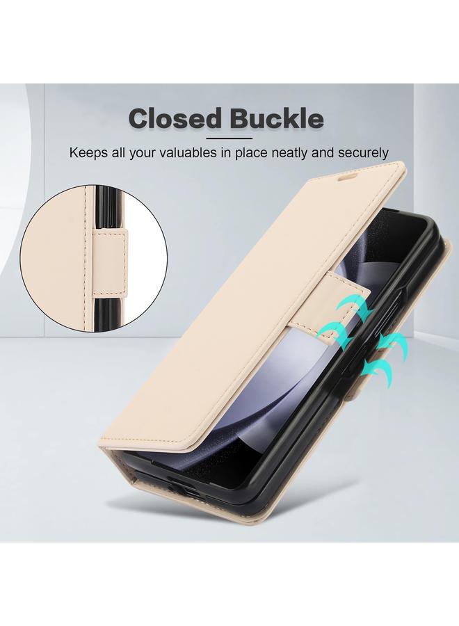 اس-توب جراب هاتف جلدي بمشبك جانبي لهاتف Samsung Galaxy Fold3 5G - Image 5