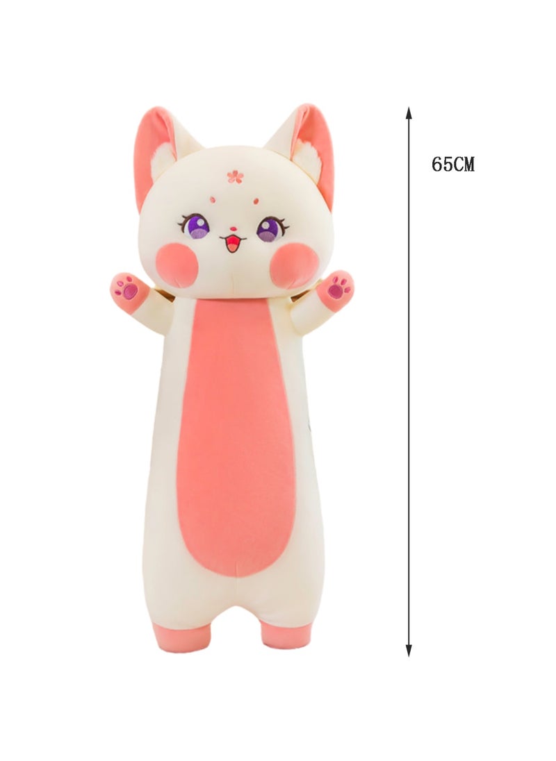 Generic 65 CM Cute Fox Plush Toy Soft Stuffed Cartoon Animal Doll For Girls And Boys All Ages Gift（White）  - Image 2