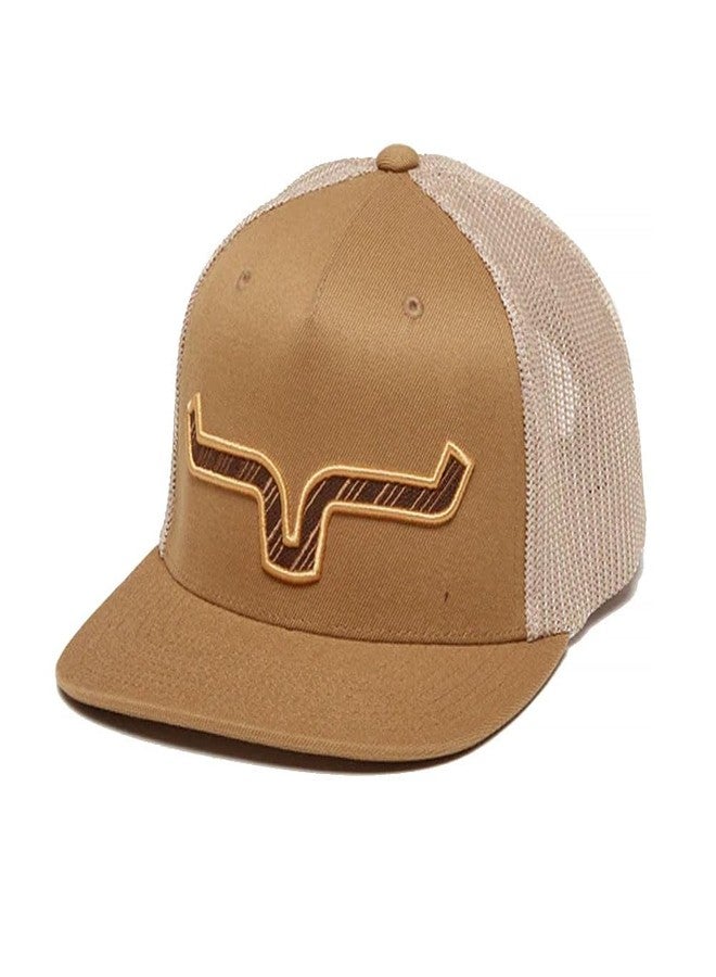 Kimes Ranch Unisex Caps Nite Train Cap 5-Panel Adjustable Mesh Back Snapback Hat/WW Brown - Image 1