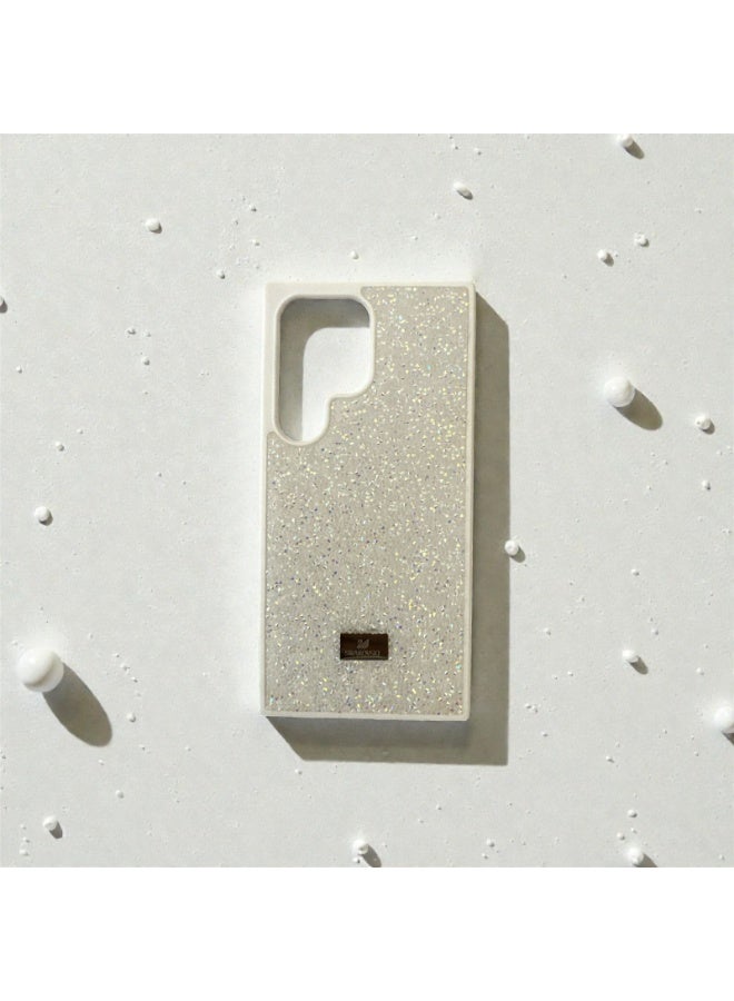 SWAROVSKI Samsung S24 Ultra White Swarovski-Style Glitter Case - Image 2