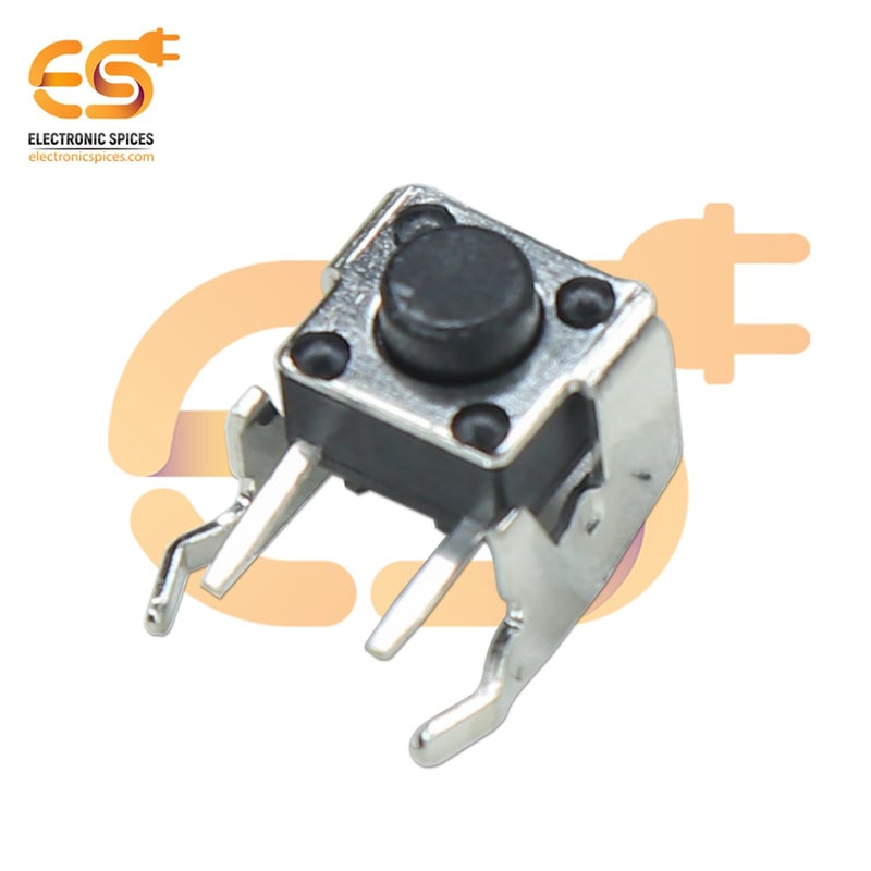 Electronicspices Electronic Spices 6x6x5mm 2 Pin Right Angle Push Button Momentary Tactile Switch Pack of 10  - Image 5