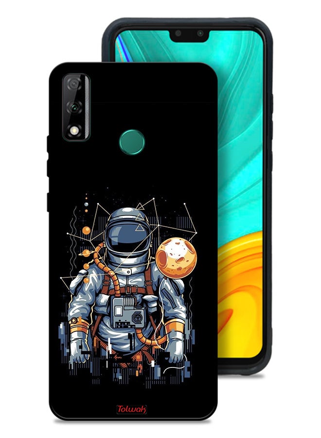 Tolwak Huawei Y8s Protective Case Cover Astronaut Abstract Art - Image 1