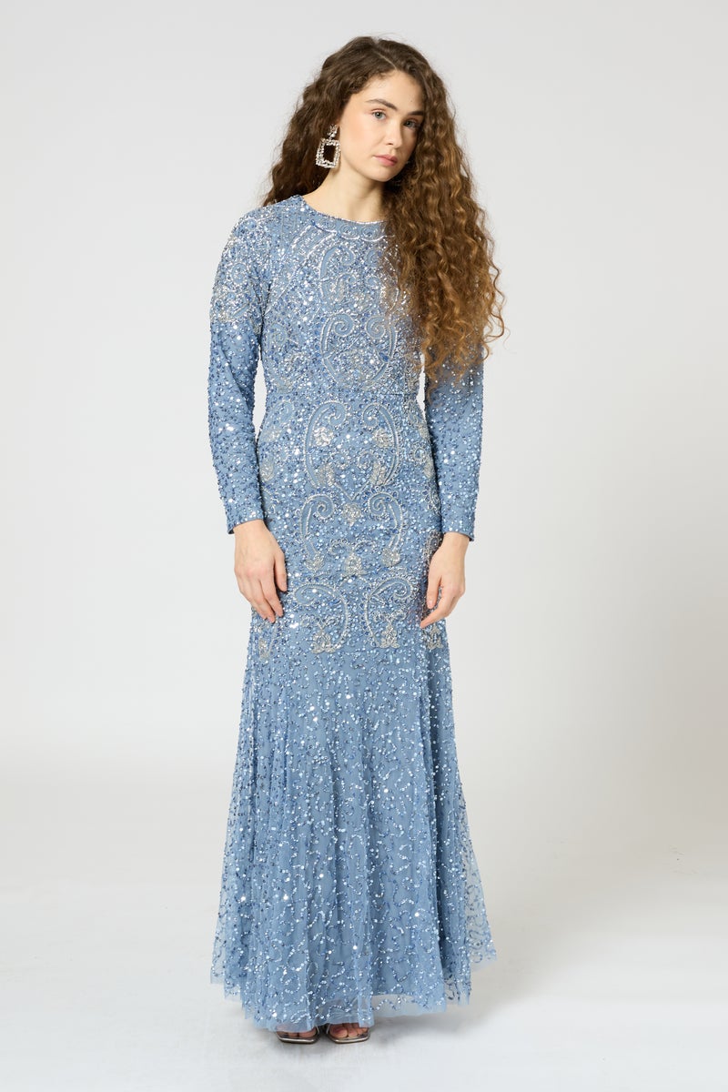 MARYISA Sequin Embellished Dress  - Image 1