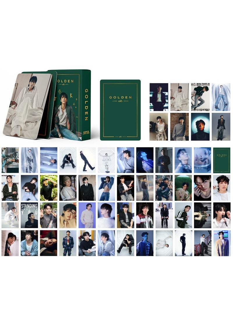 بطاقات جونغكوك-الذهبية-لومو الجديدة 55 قطعة - Image 2