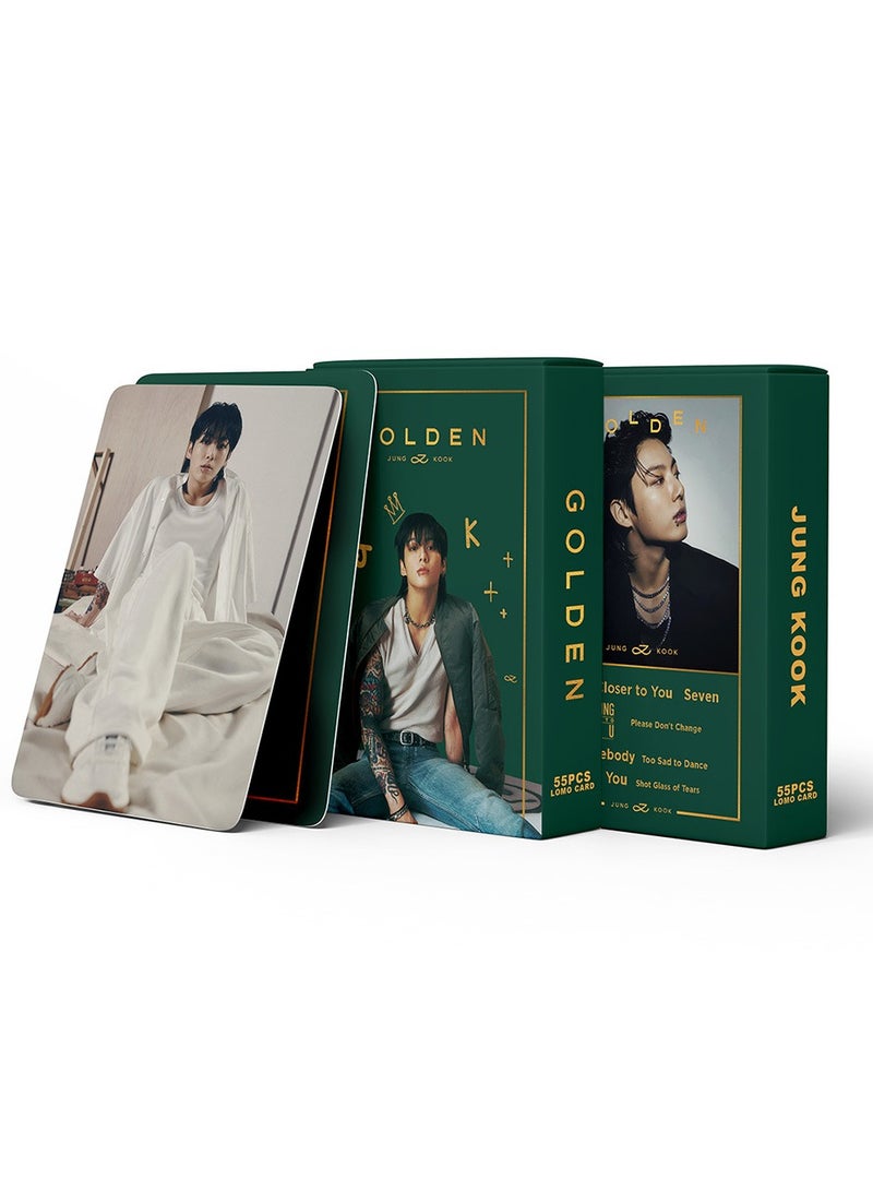 بطاقات جونغكوك-الذهبية-لومو الجديدة 55 قطعة - Image 3
