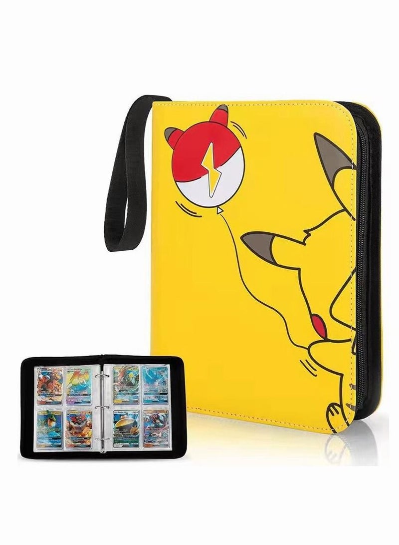 4-Pocket Binder Compatible with Card, 400 Pockets Portable Trading Cards Holder Collector Album with 50 Removable Sheets for Boys Girls - Image 1