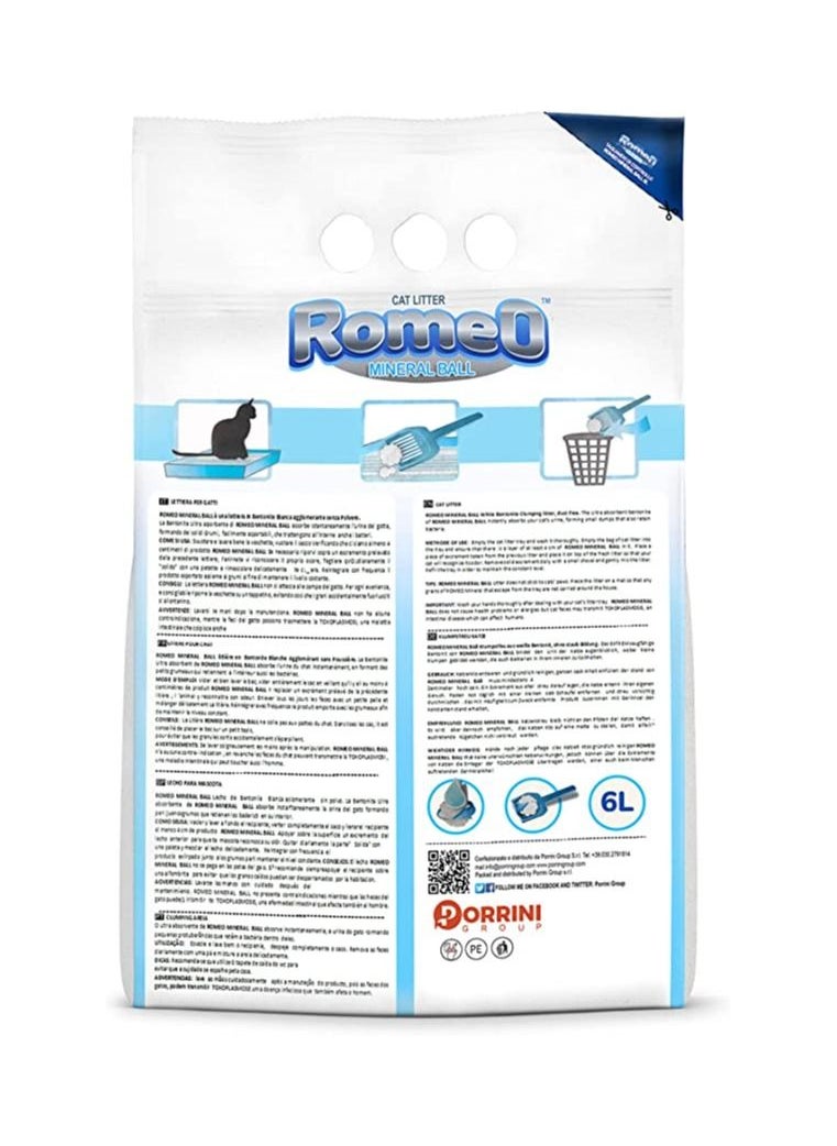Romeo Cat Litter Clumping Bentonite lavender scent  - Image 2