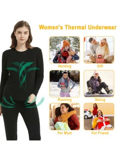 Thermal Underwear for Women Fleece Lined Base Layer Pajama Set Cold Weather（Black） - pzsku/Z5BF42C36FE1D3DC939A2Z/45/_/1740217162/768e2a80-ecc4-4237-8c9b-755ae38fd7c6