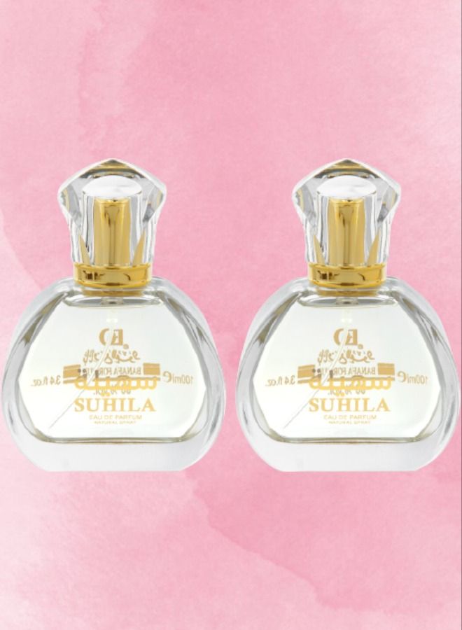 Banafa 2 Pieces Suhaila EDP 100ML