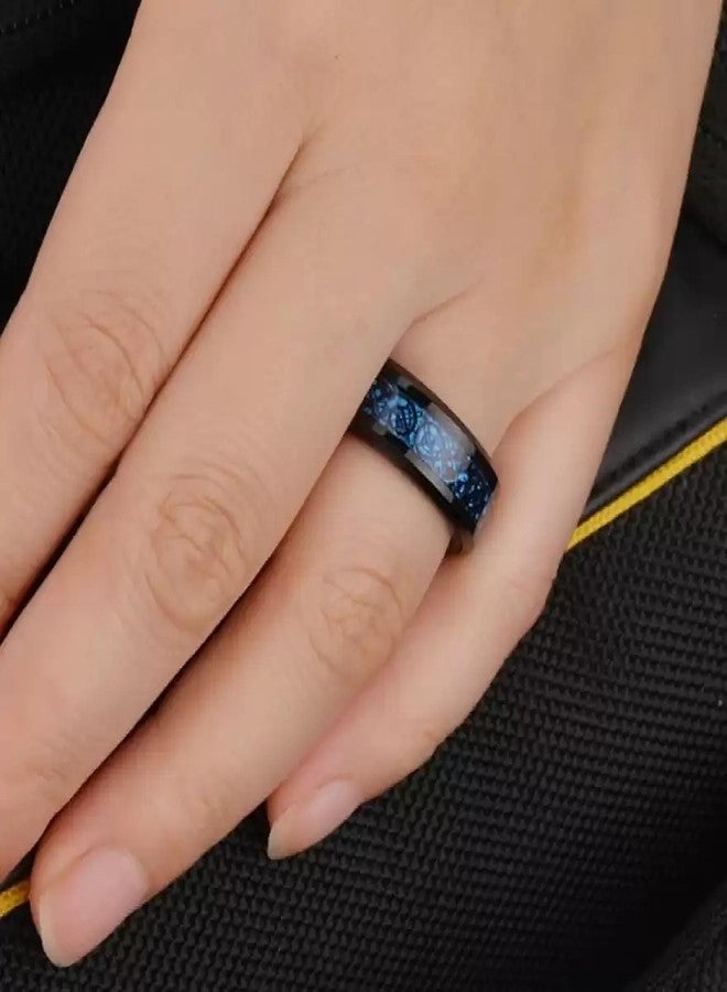 IGA COLLECTION Valentine Stylish Fashionable Latest Combo Gold Blue Silver & Red Dragon Ring (20) - Image 5