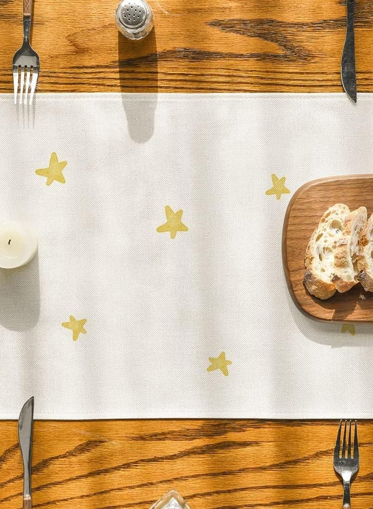 general Eid Mubarak Table Flag Table Runner Ramadan Kareem Table Decorations Star Moon Lantern Ramadan Decor Sets For  Dining Supply - Image 4