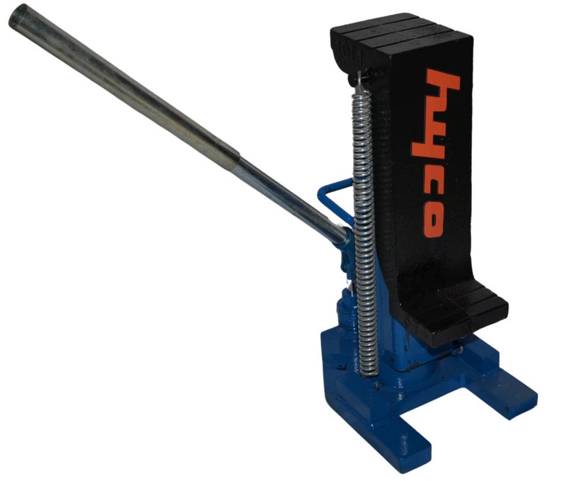 HYCO Hydraulic Toe Jack, 10/20 Ton Capacity, MHC-5 R6, Heavy Duty Machine Lifting Tool, Blue - Image 3