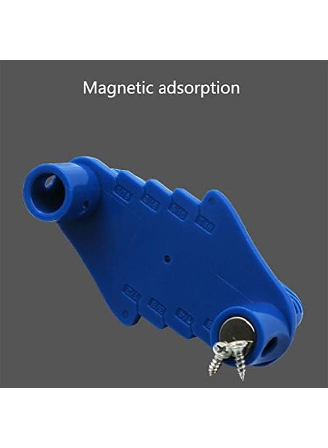 Red Magnetic Woodworking Scribing Gauge Hole Positioning Marking Tool - Image 4