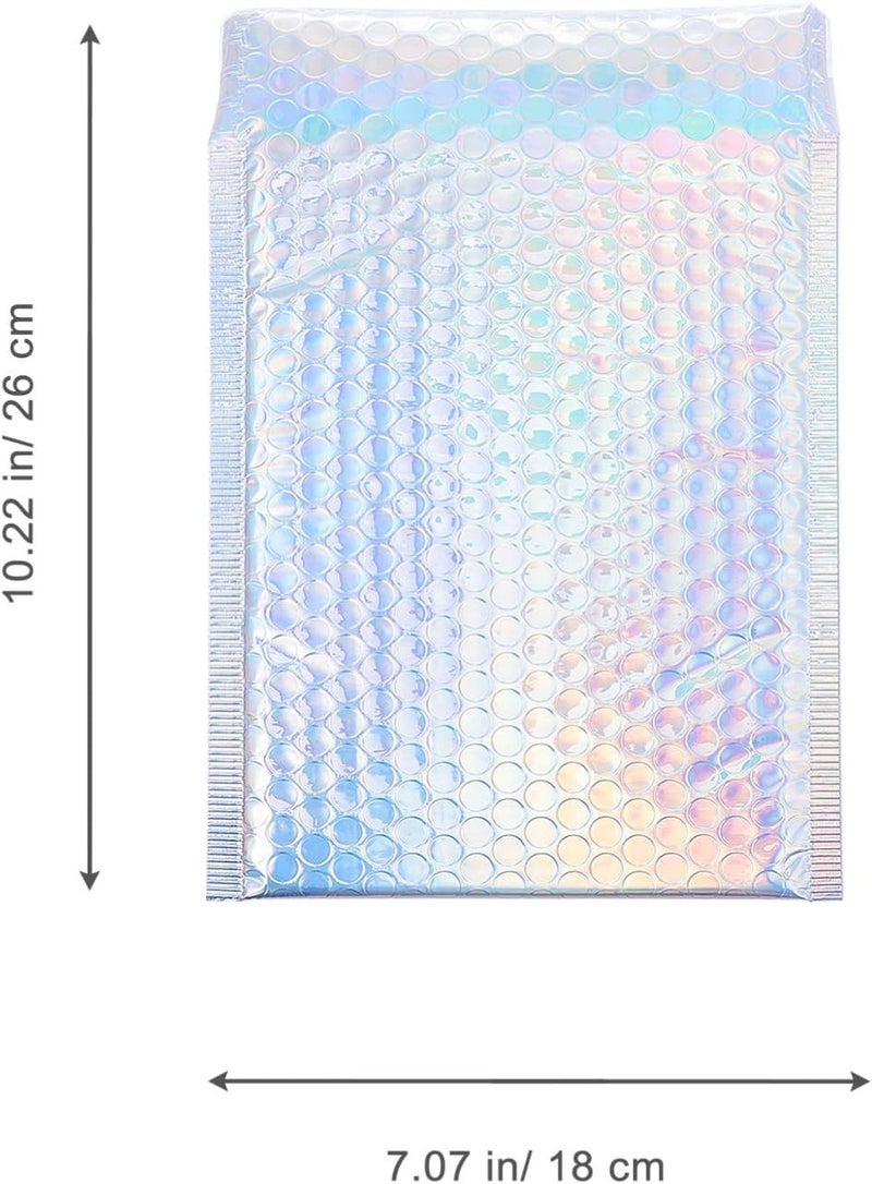klarako 25pcs Bubble Mailers Padded Envelopes Self Sealing Bulk Bubble Envelopes Mailing Shipping Envelopes Metallic Cushion Bag for Packaging Wrapping - Image 3