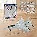 OTONOPI Fighter Jet Toy Diecast Metal F15 Eagle Fighter Jet Model Pull Back Airplane Toy with Light and Sound Military Plane Model with Display Stand for Collection Gift for Kids Boy and Girl 3 - Image 4