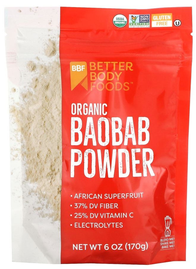 BetterBody Foods - Organic Baobab Powder 6 oz (170 g) - Image 1