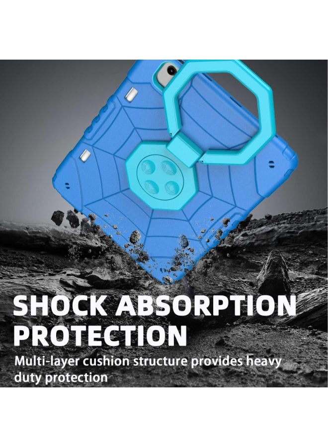 عام غطاء آيباد إير M2 2024 مقاس 11 بوصة مع حامل قائم بزاويتين للأطفال، مقاوم للصدمات، غطاء متين واقي مع حامل قلم. - Image 2