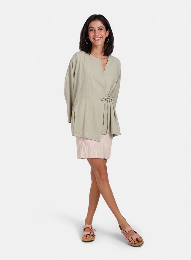 Clue Tencel Wrap Kimono  - Image 5