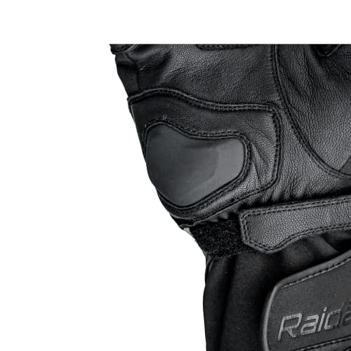 Raida Polyester Alps Cycling Waterproof Gloves | 3M Thinsulation | Touchscreen Compatible | TPR Palm Sliders (S),Black - Image 5