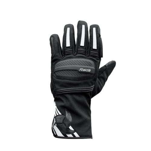 Raida Polyester Alps Cycling Waterproof Gloves | 3M Thinsulation | Touchscreen Compatible | TPR Palm Sliders (S),Black - Image 2