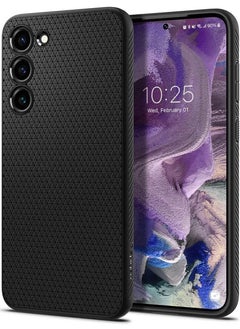 Spigen غطاء حماية ليكويد اير لهاتف سامسونج جالاكسي S23 - أسود مطفي  - Image 1